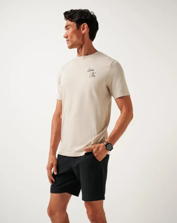 Men LOST VACATION TEE Italian Sand TravisMathew Tees Men LOST VACATION TEE Italian Sand TravisMathew Tees