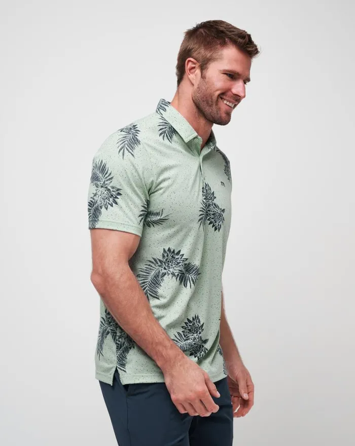 Men LUSH FOREST POLO Jadeite TravisMathew Polos