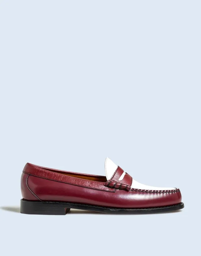 Men Madewell X GHBASS Larson Weejuns Loafers Wine White Madewell Dress Shoes and Loafers Men Madewell X GHBASS Larson Weejuns Loafers Wine White Madewell Dress Shoes and Loafers