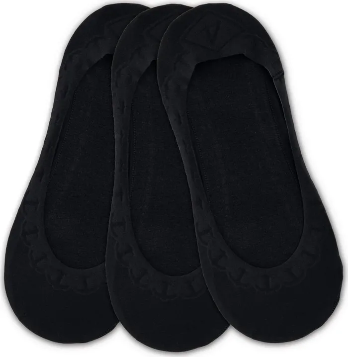 Men Mesh Loafer 3Pack Liner Black Sperry Socks and Liners