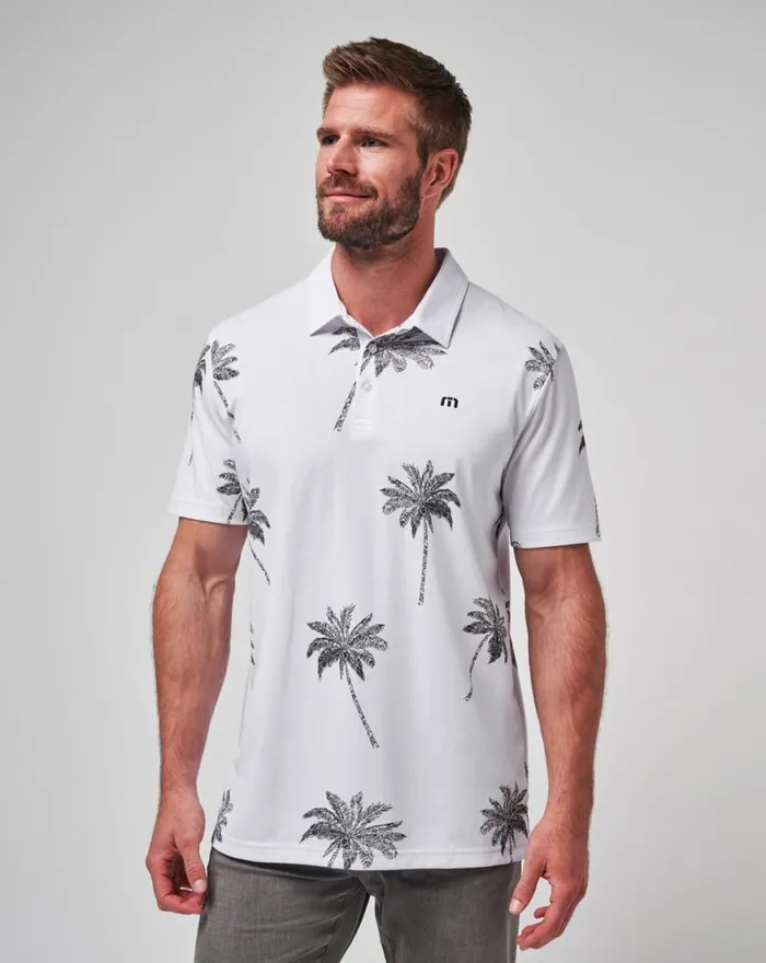 Men MESIC POLO White TravisMathew Polos