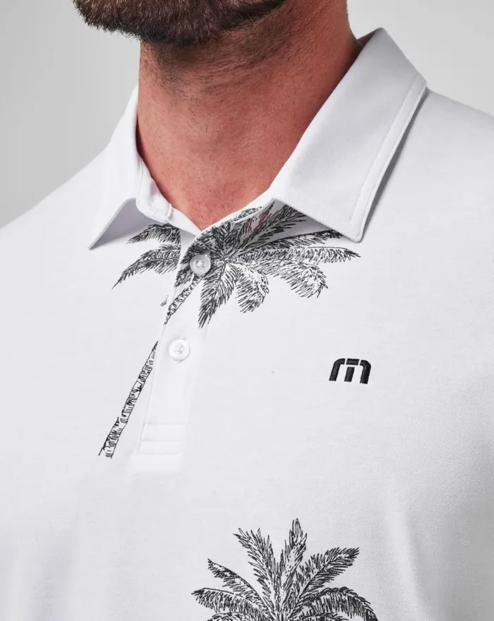 Men MESIC POLO White TravisMathew Polos
