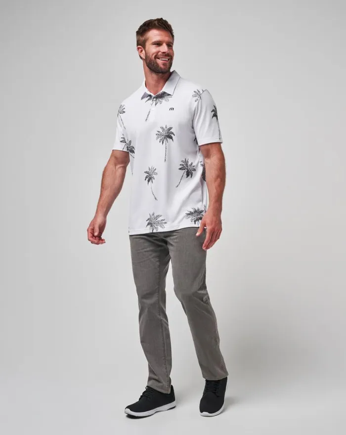 Men MESIC POLO White TravisMathew Polos