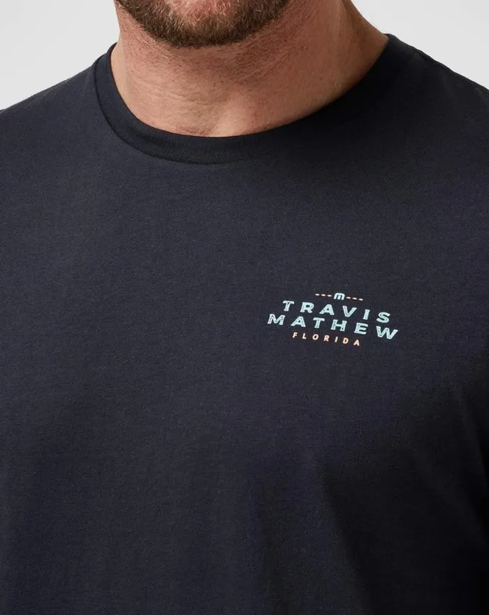 Men NAUTICAL NINES TEE Black TravisMathew Tees Men NAUTICAL NINES TEE Black TravisMathew Tees