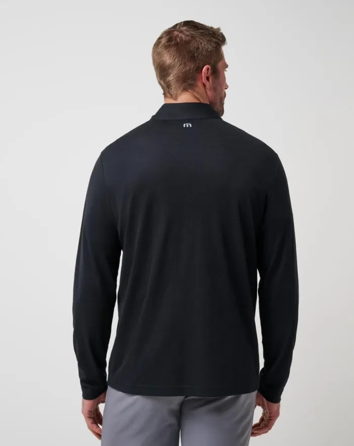 Men NEW YORK METS TIME TO TAILGATE QUARTER ZIP Black TravisMathew Quarter Zips