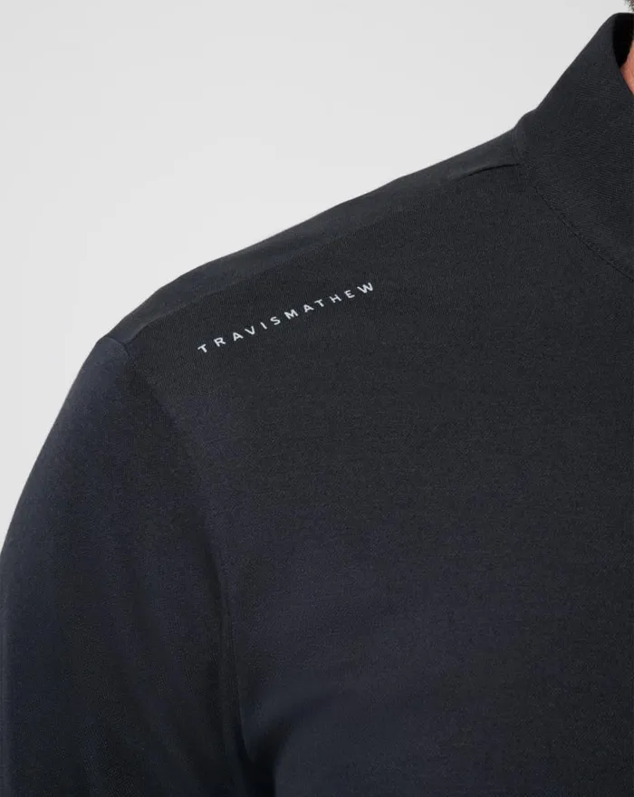Men NEW YORK METS TIME TO TAILGATE QUARTER ZIP Black TravisMathew Quarter Zips