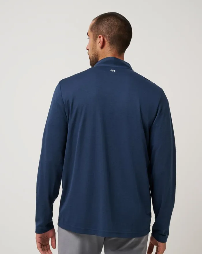 Men NEW YORK YANKEES TIME TO TAILGATE QUARTER ZIP Navy TravisMathew Quarter Zips