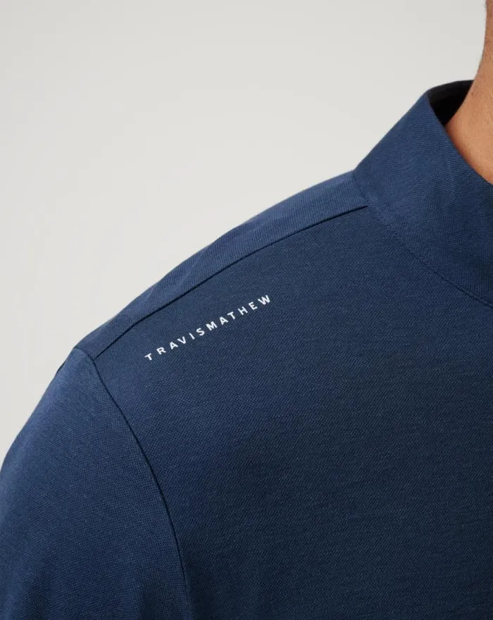 Men NEW YORK YANKEES TIME TO TAILGATE QUARTER ZIP Navy TravisMathew Quarter Zips