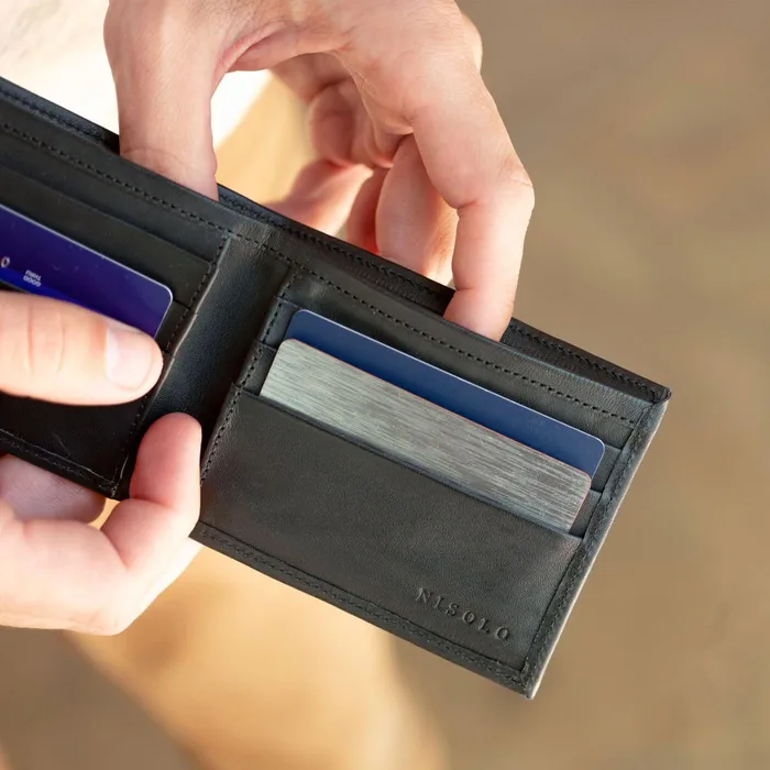 Men Nisolo Bags and Wallets Brewer Wallet Black