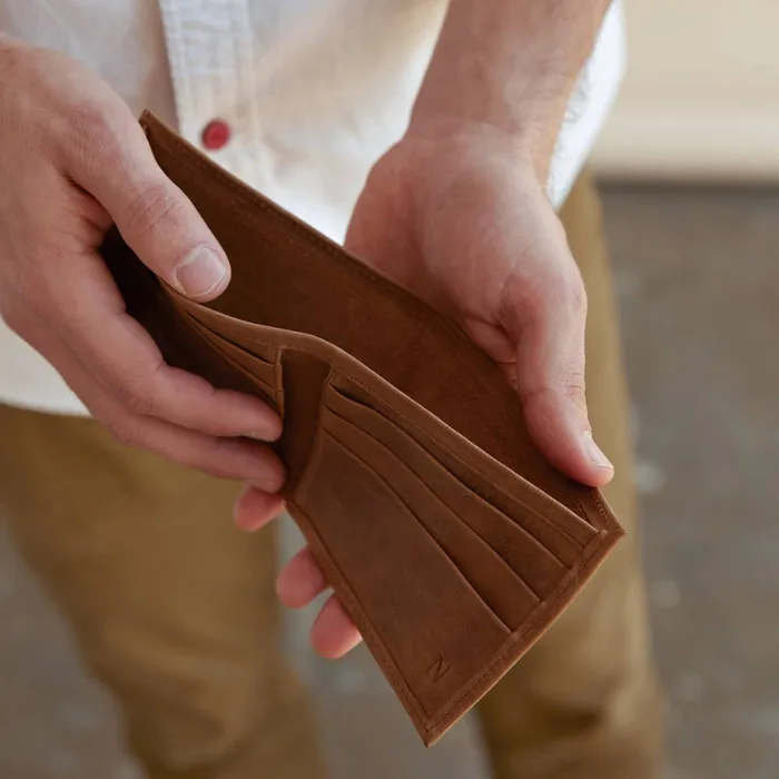 Men Nisolo Bags and Wallets Brewer Wallet Brown