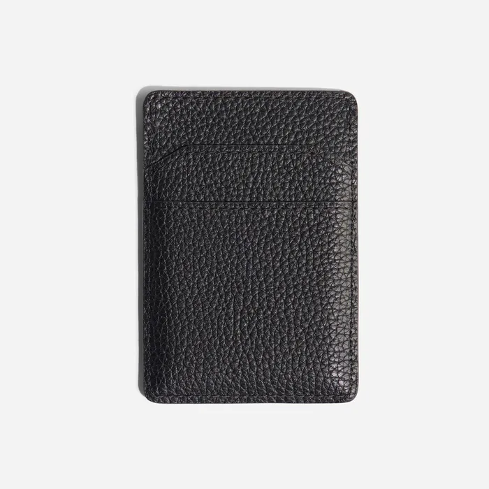 Men Nisolo Bags and Wallets Nico Card Case Wallet Black