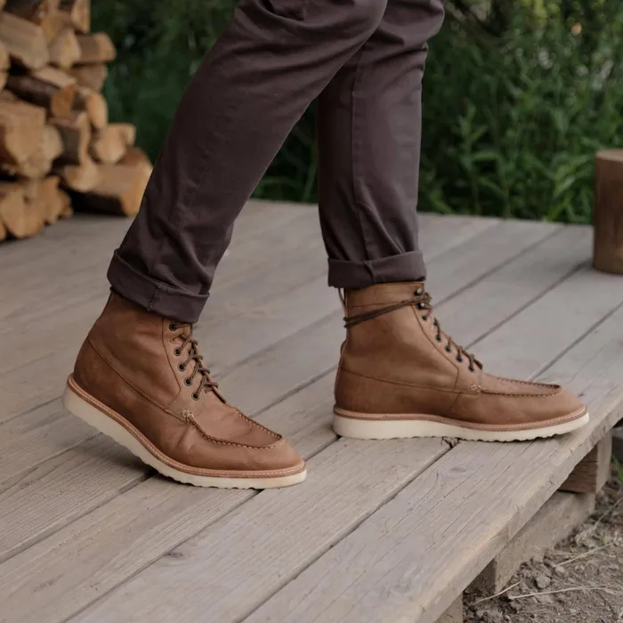 Men Nisolo Boots AllWeather Mateo Boot Tobacco