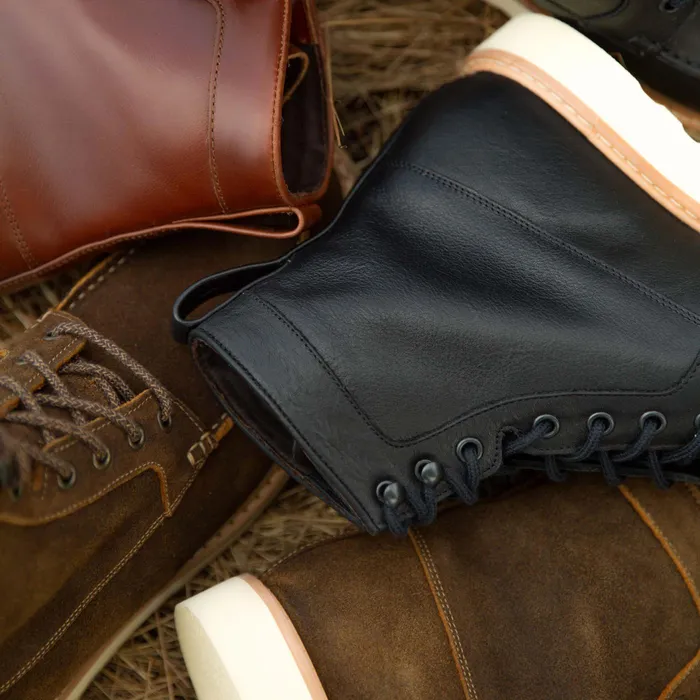 Men Nisolo Boots AllWeather Mateo Boot Waxed Brown
