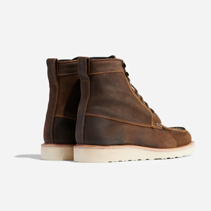 Men Nisolo Boots AllWeather Mateo Boot Waxed Brown