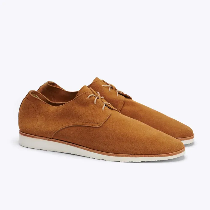 Men Nisolo Boots Lightweight Flex Derby Nutmeg