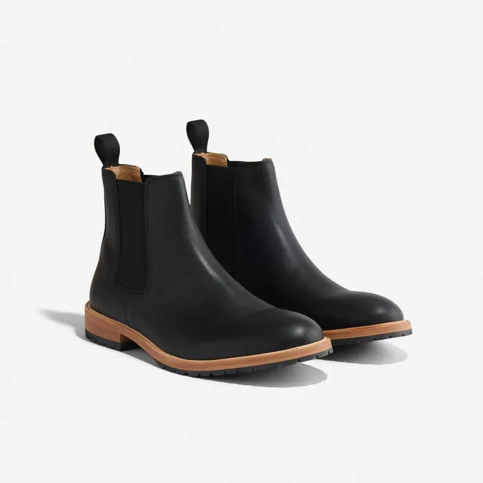 Men Nisolo Boots Marco Everyday Chelsea Boot Black