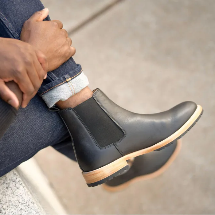 Men Nisolo Boots Marco Everyday Chelsea Boot Black