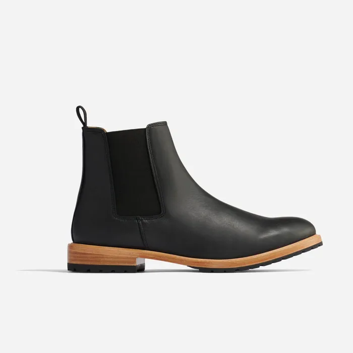 Men Nisolo Boots Marco Everyday Chelsea Boot Black