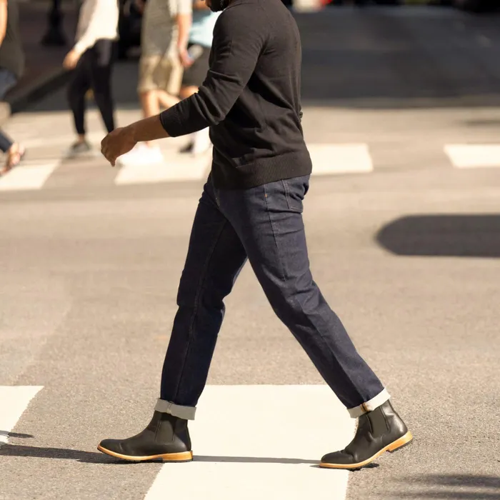 Men Nisolo Boots Marco Everyday Chelsea Boot Black