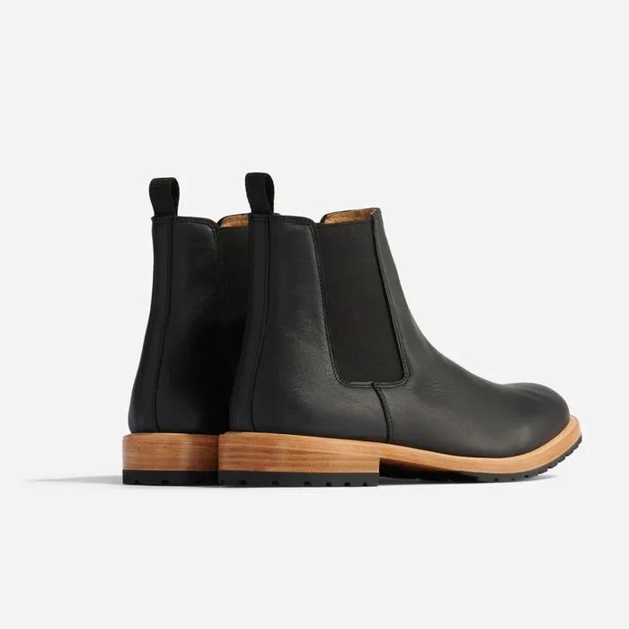 Men Nisolo Boots Marco Everyday Chelsea Boot Black