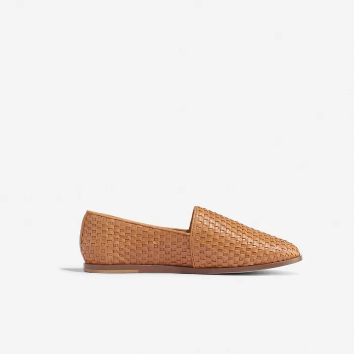 Men Nisolo Sandals and Slip Ons Alejandro Woven SlipOn 20 Woven Brown