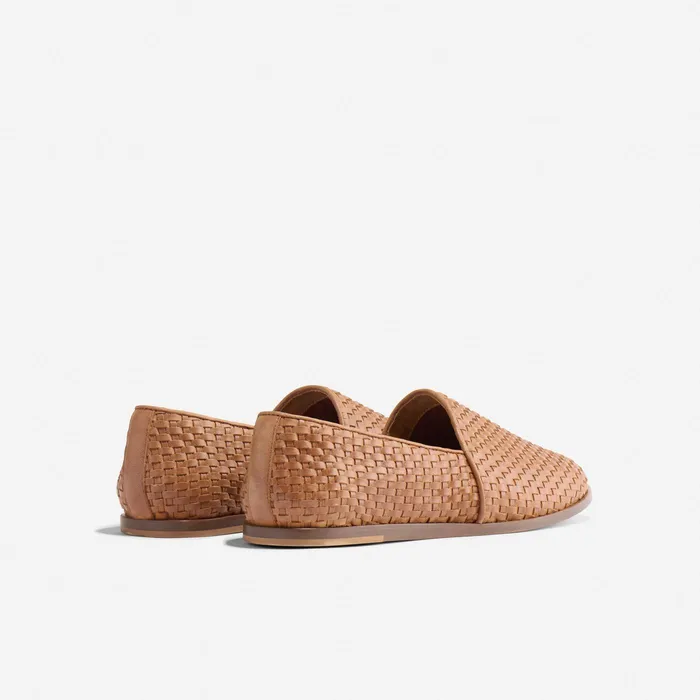 Men Nisolo Sandals and Slip Ons Alejandro Woven SlipOn 20 Woven Brown