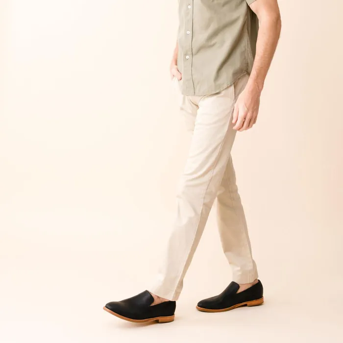 Men Nisolo Sandals and Slip Ons Rio SlipOn Loafer Black