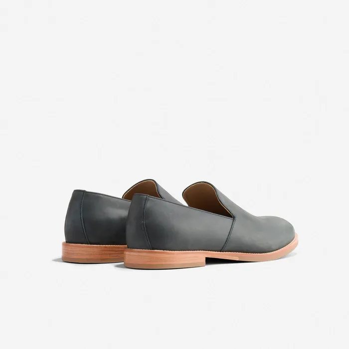 Men Nisolo Sandals and Slip Ons Rio SlipOn Loafer Black