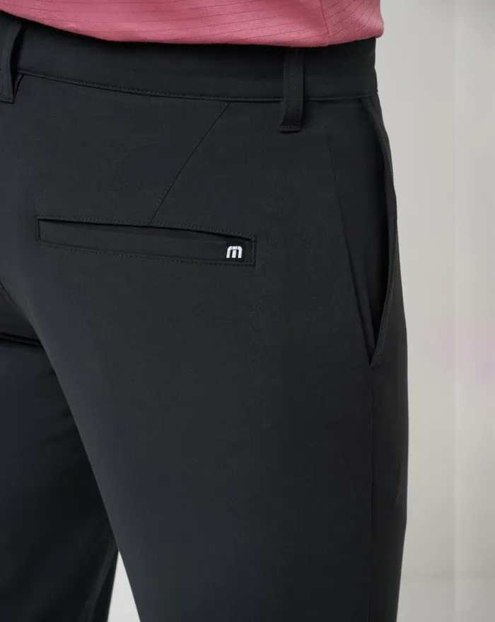 Men OPEN TO CLOSE TECH CHINO PANT Black TravisMathew Pants