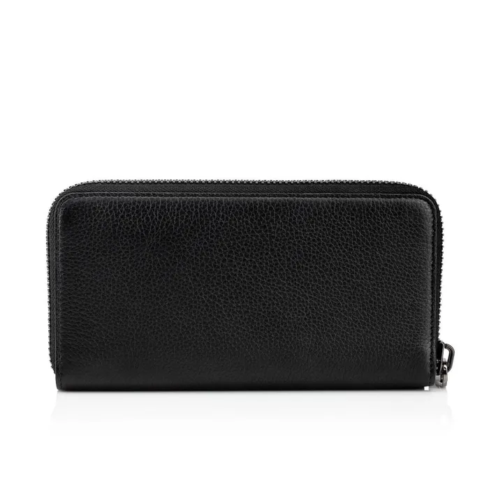 Men Panettone Wallet Wallet 8211 Calf Leather And Rubber 8211 Black Red Christian Louboutin Wallets and Cardholders