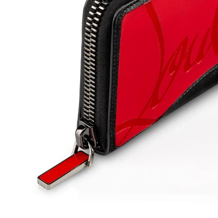 Men Panettone Wallet Wallet 8211 Calf Leather And Rubber 8211 Black Red Christian Louboutin Wallets and Cardholders