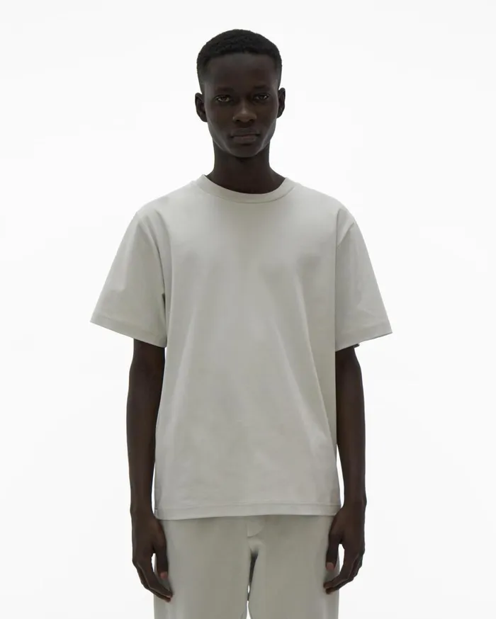 Men Piped Logo Tee Smoke Helmut Lang TShirts