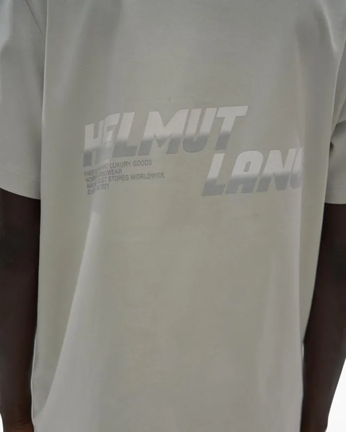 Men Piped Logo Tee Smoke Helmut Lang TShirts