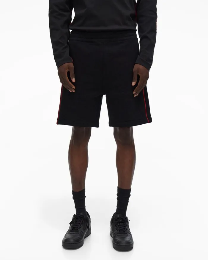 Men Piped Short Black Helmut Lang Shorts
