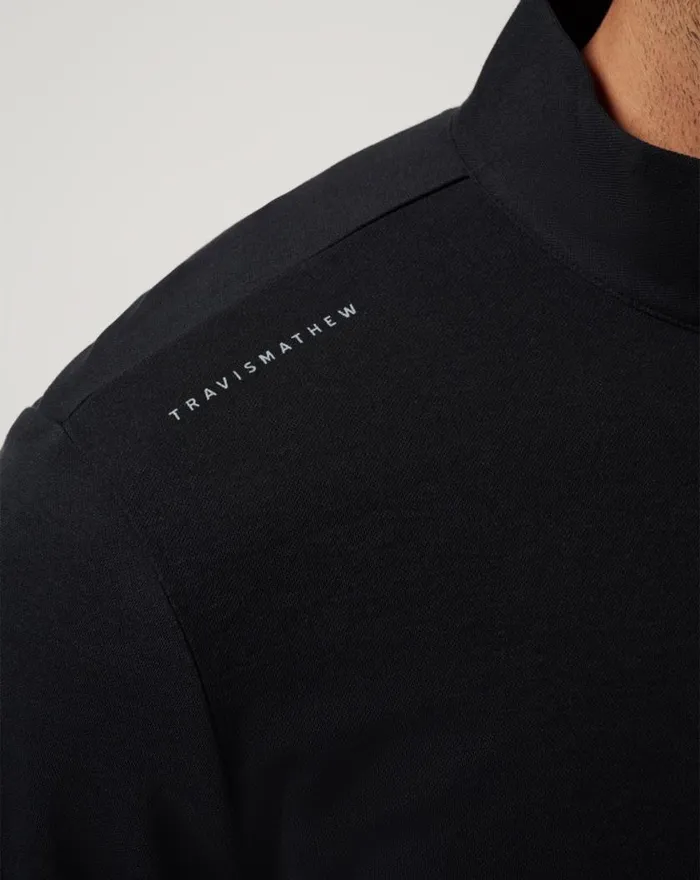 Men PITTSBURGH PIRATES TIME TO TAILGATE QUARTER ZIP Black TravisMathew Quarter Zips
