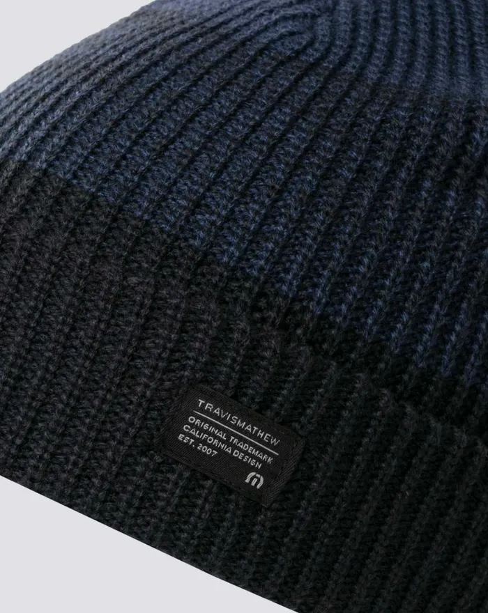 Men PREVAILING WINDS BEANIE Blue Nights TravisMathew Beanies Men PREVAILING WINDS BEANIE Blue Nights TravisMathew Beanies