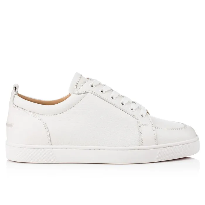 Men Rantulow Sneakers 8211 Grained Alf Leather 8211 Latte Latte Christian Louboutin Low Top Sneakers