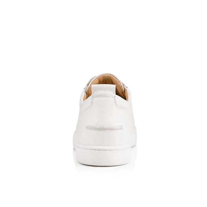 Men Rantulow Sneakers 8211 Grained Alf Leather 8211 Latte Latte Christian Louboutin Low Top Sneakers