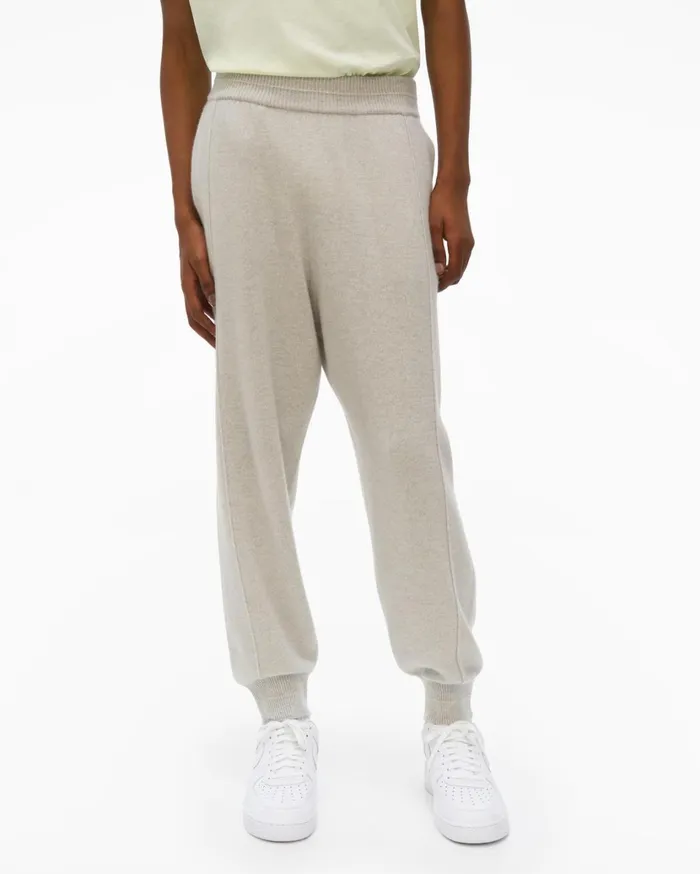 Men Recycled Cashmere Pant Coastal Fog Helmut Lang Pants