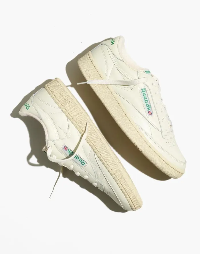 Men Reebok Club C 85 Vintage Sneakers Chalkpaperwhiteglen Madewell Sneakers