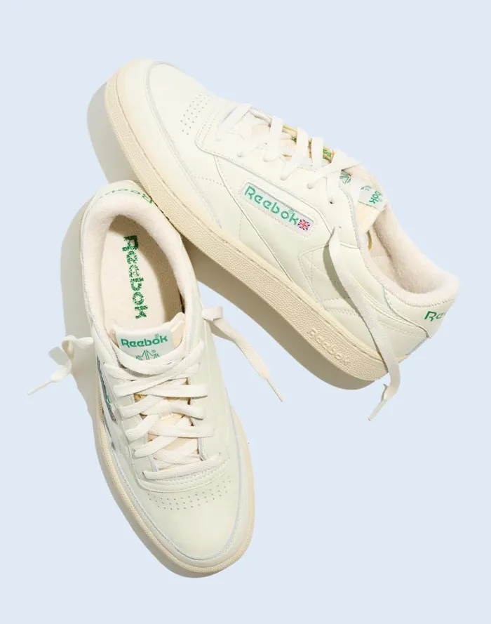Men Reebok Club C 85 Vintage Sneakers Chalkpaperwhiteglen Madewell Sneakers