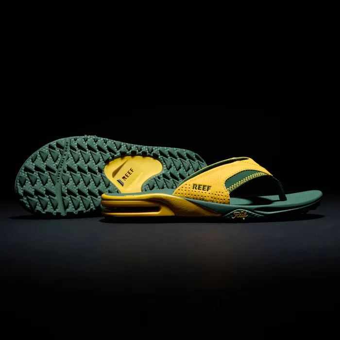 Men Reef Flip Flops Fanning Pregame Yellowgreen Men Reef Flip Flops Fanning Pregame Yellowgreen