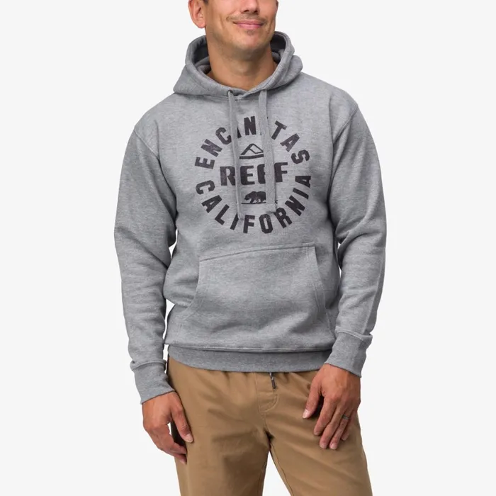 Men Reef Outerwear Rancho Hoodie Carbon Heather