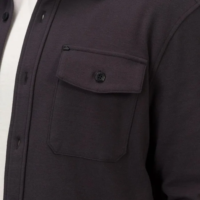 Men Reef Outerwear Raymond Long Sleeve Shirt Phantom Men Reef Outerwear Raymond Long Sleeve Shirt Phantom