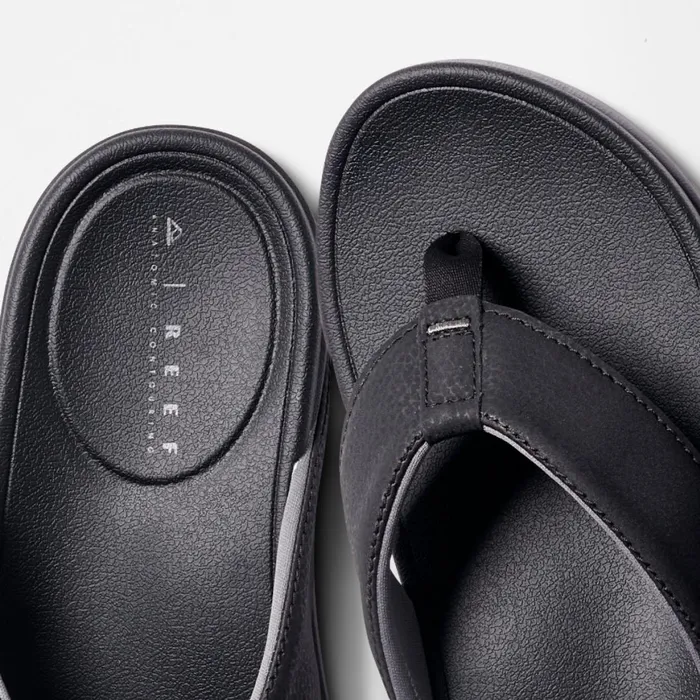 Men Reef Sandals Cushion Bonzer Blackgum Men Reef Sandals Cushion Bonzer Blackgum