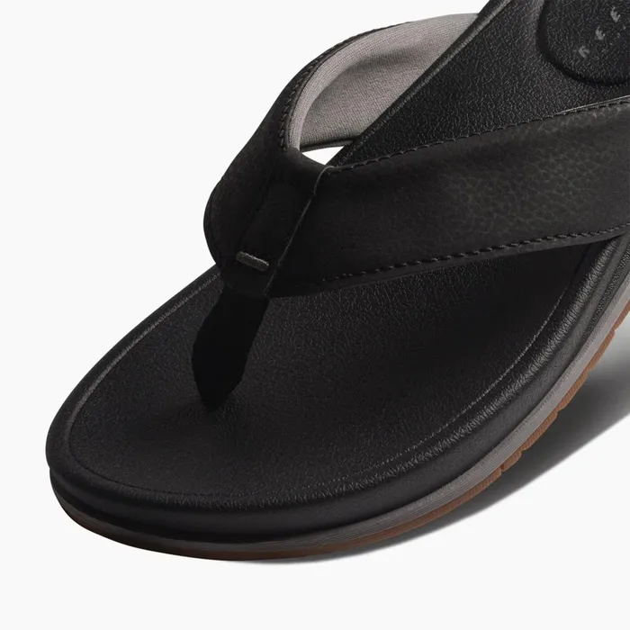 Men Reef Sandals Cushion Bonzer Blackgum Men Reef Sandals Cushion Bonzer Blackgum
