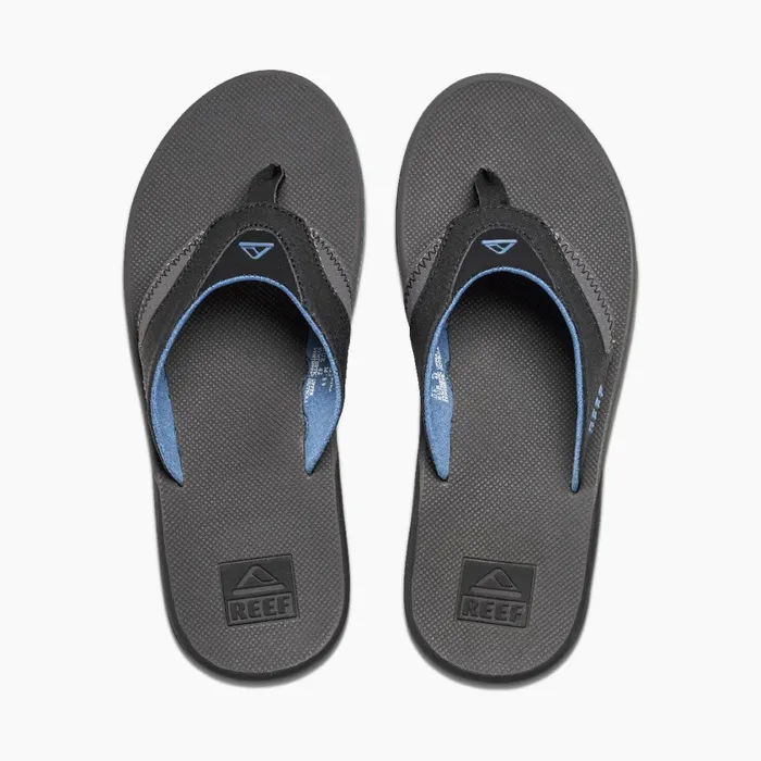 Men Reef Sandals Fanning Greylight Blue Men Reef Sandals Fanning Greylight Blue