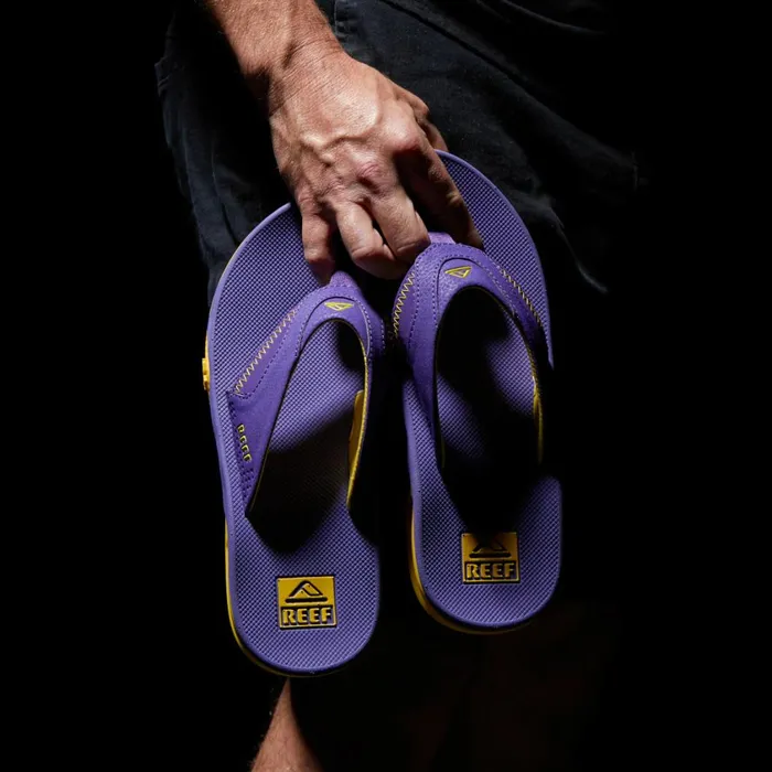 Men Reef Sandals Fanning Pregame Purplegold Men Reef Sandals Fanning Pregame Purplegold
