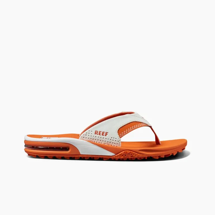 Men Reef Sandals Fanning Pregame Whiteorange