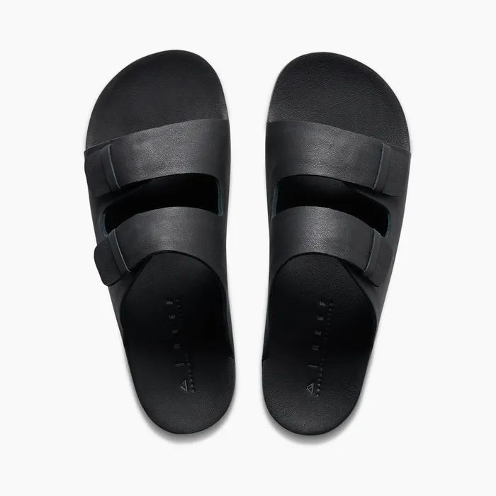 Men Reef Sandals Ojai Two Bar Black Men Reef Sandals Ojai Two Bar Black